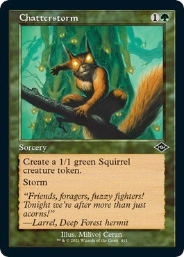 Image for Chatterstorm (Retro Frame) (Foil Etched) (Modern Horizons 2) (411) - Magic: The Gathering