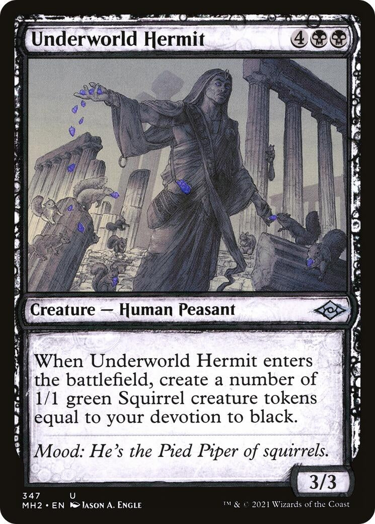 Image for Underworld Hermit (Showcase) (Modern Horizons 2) (347) - Magic: The Gathering
