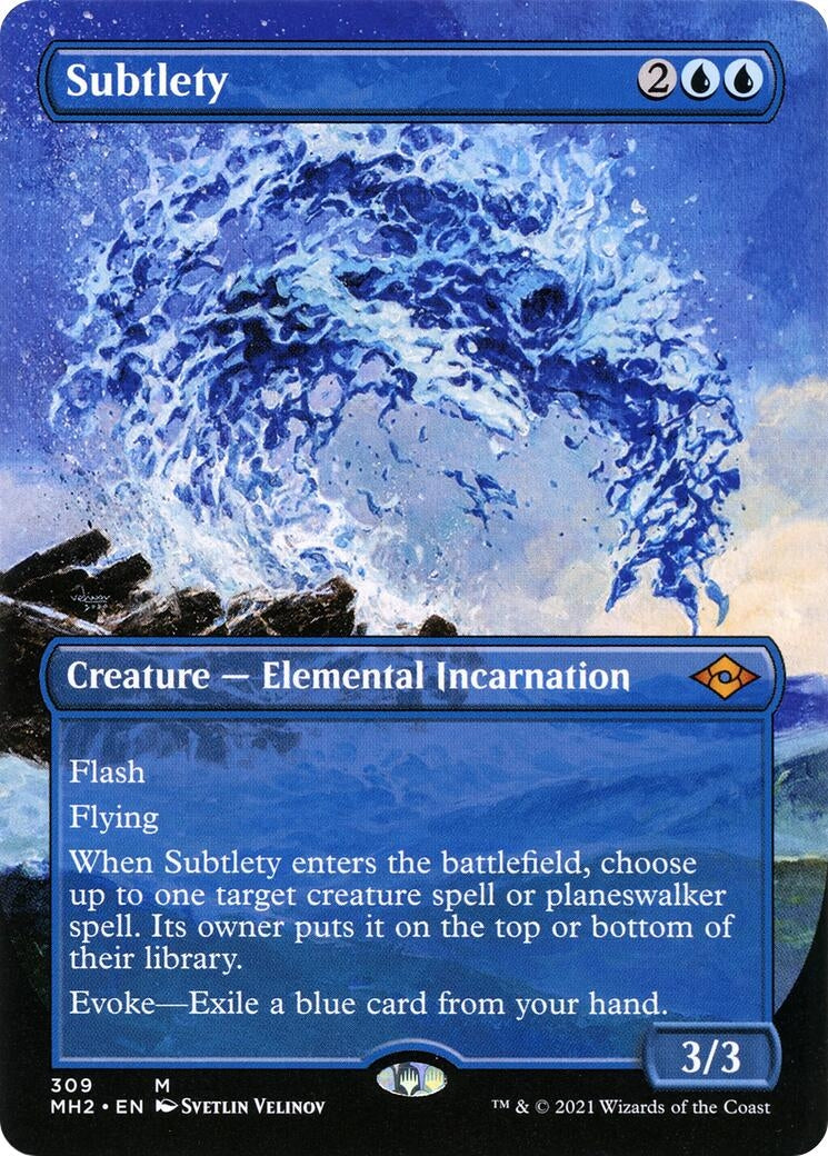 Image for Subtlety (Borderless) (Modern Horizons 2) (309) - Magic: The Gathering