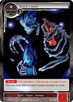 Image for Black Flame (The Dawn of Valhalla) (1-092) - Force of Will