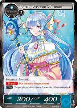 Image for Ea, the Wisdom Mermaid (The Dawn of Valhalla) (1-101) - Force of Will
