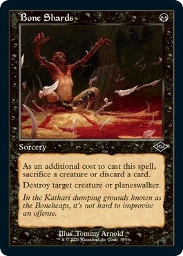 Image for Bone Shards (Retro Frame) (Foil Etched) (Modern Horizons 2) (395) - Magic: The Gathering