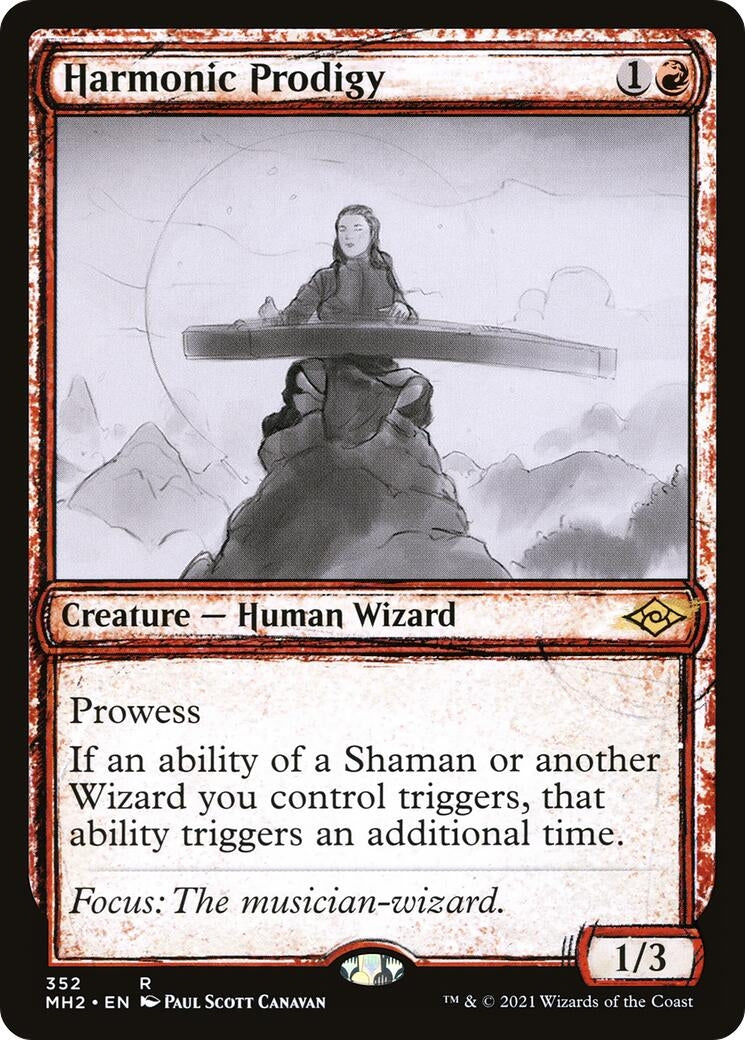 Image for Harmonic Prodigy (Showcase) (Modern Horizons 2) (352) - Magic: The Gathering