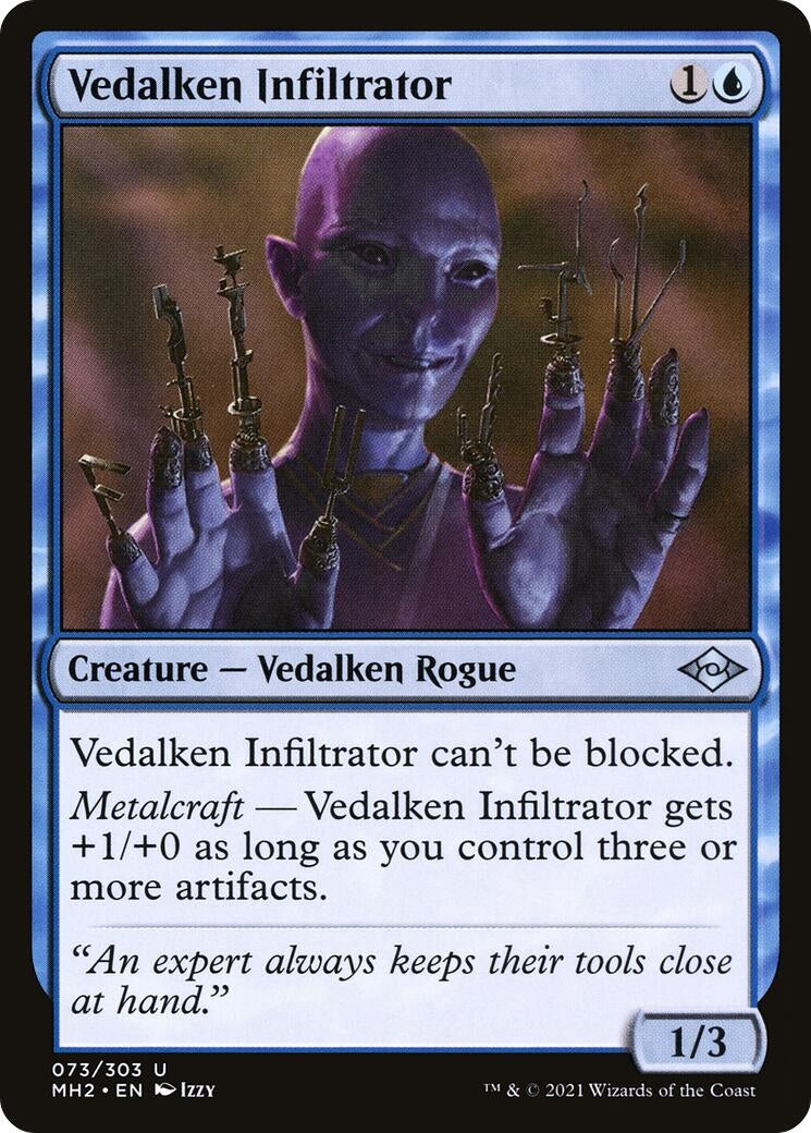 Image for Vedalken Infiltrator (Modern Horizons 2) (73) - Magic: The Gathering