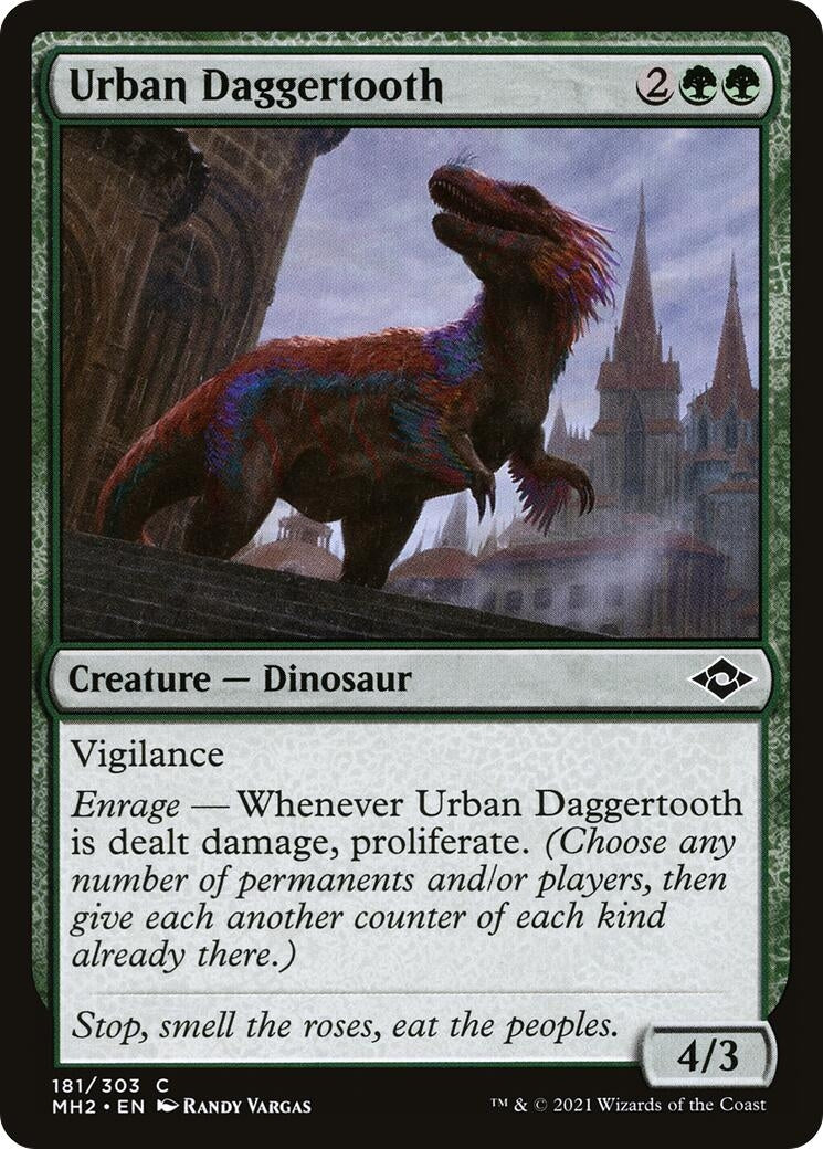 Image for Urban Daggertooth (Modern Horizons 2) (181) - Magic: The Gathering