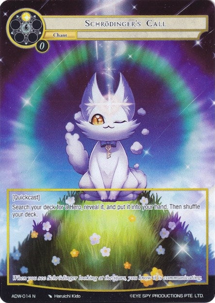Image for Schrodinger's Call (Full Art) (Assault into the Demonic World) (ADW-014) - Force of Will