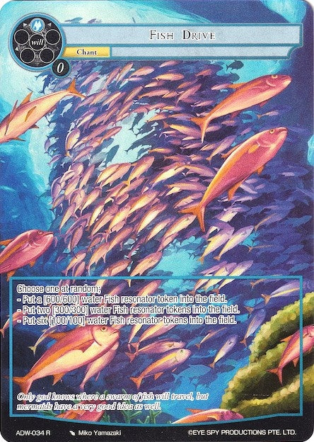 Image for Fish Drive (Full Art) (Assault into the Demonic World) (ADW-034) - Force of Will