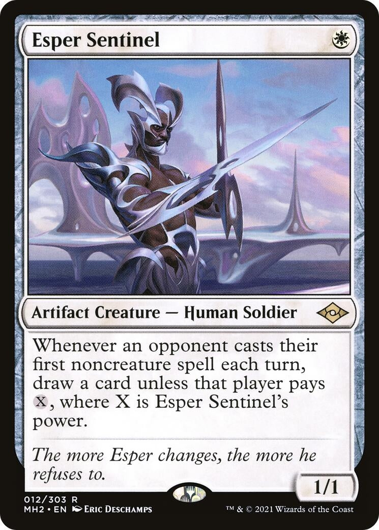 Image for Esper Sentinel (Modern Horizons 2) (12) - Magic: The Gathering