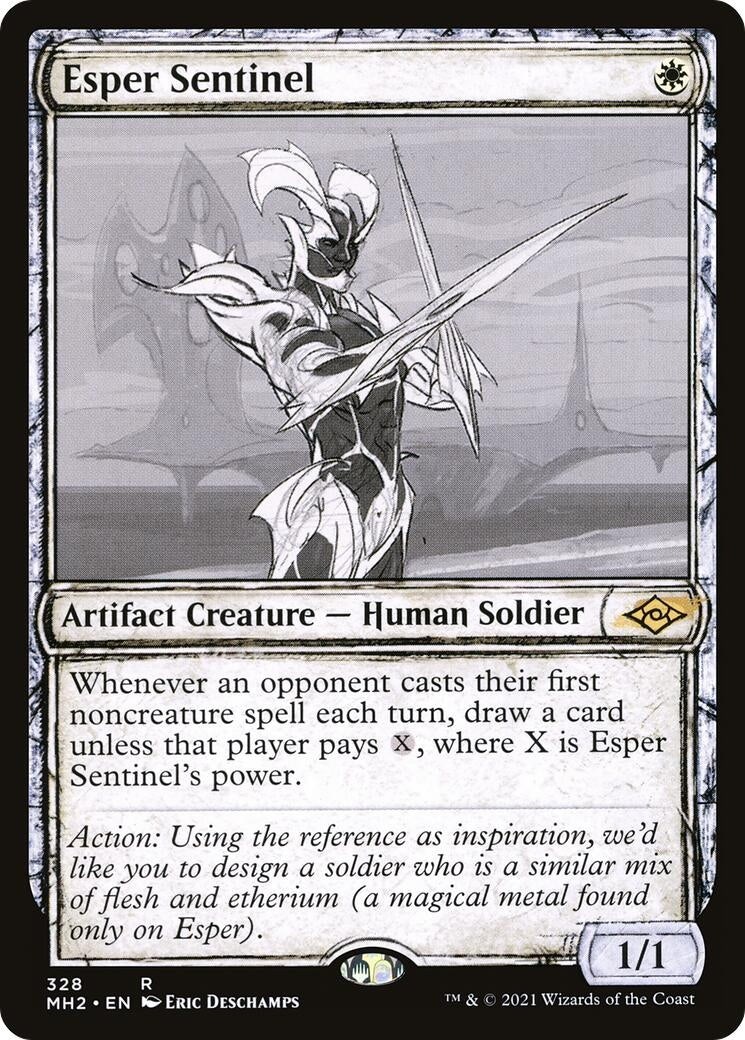 Image for Esper Sentinel (Showcase) (Modern Horizons 2) (328) - Magic: The Gathering