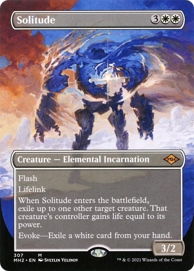 Image for Solitude (Borderless) (Modern Horizons 2) (307) - Magic: The Gathering
