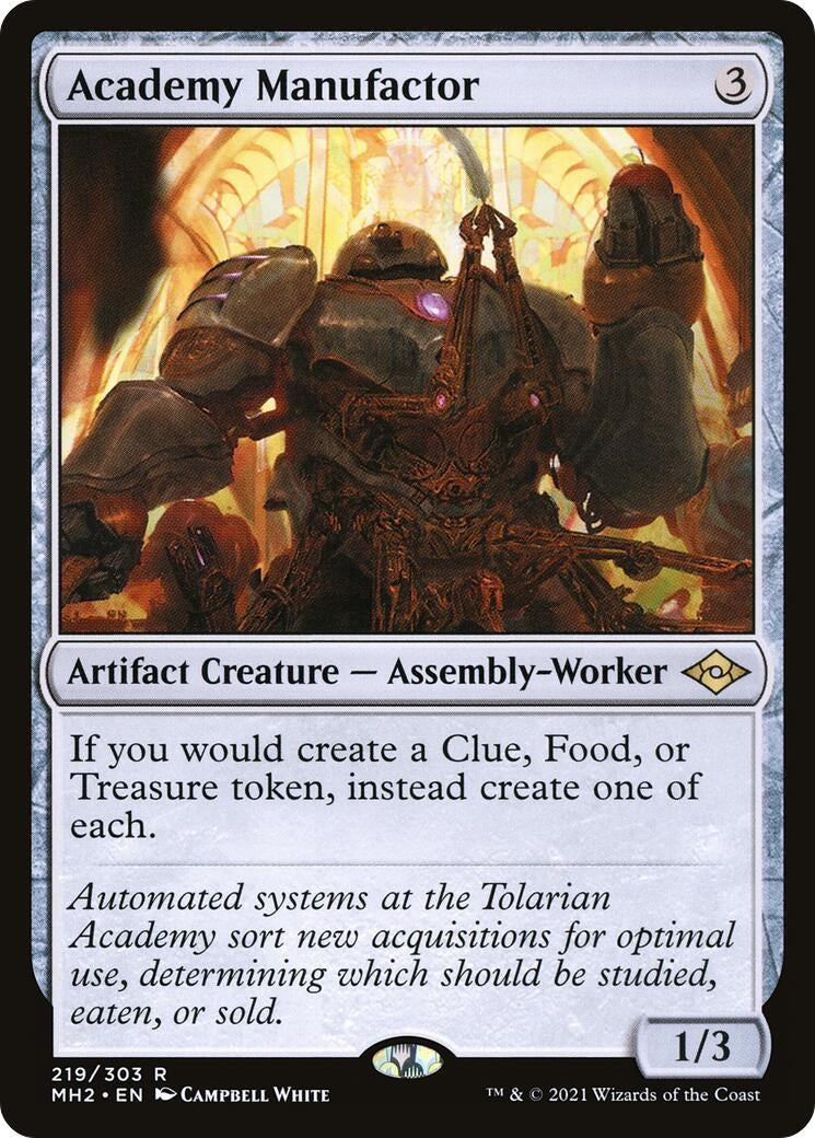 Image for Academy Manufactor (Modern Horizons 2) (219) - Magic: The Gathering