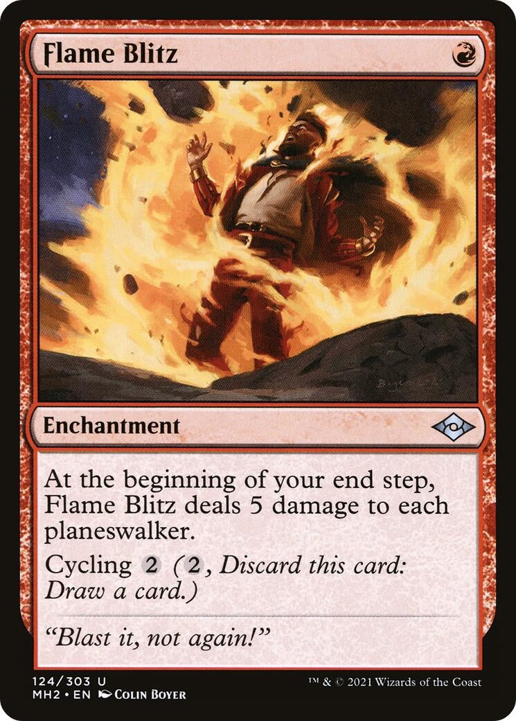 Image for Flame Blitz (Modern Horizons 2) (124) - Magic: The Gathering