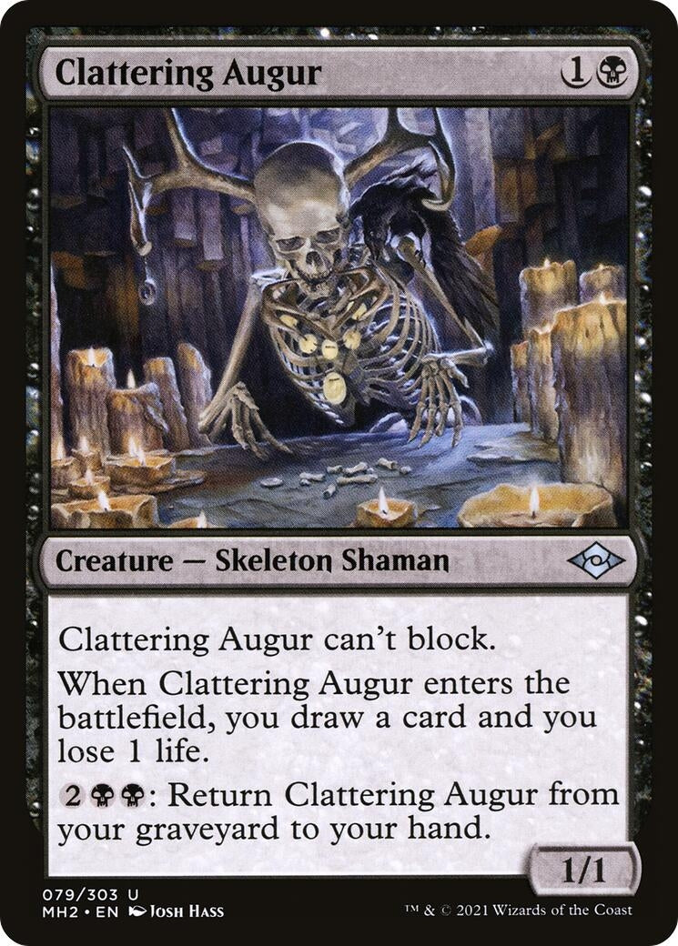 Image for Clattering Augur (Modern Horizons 2) (79) - Magic: The Gathering