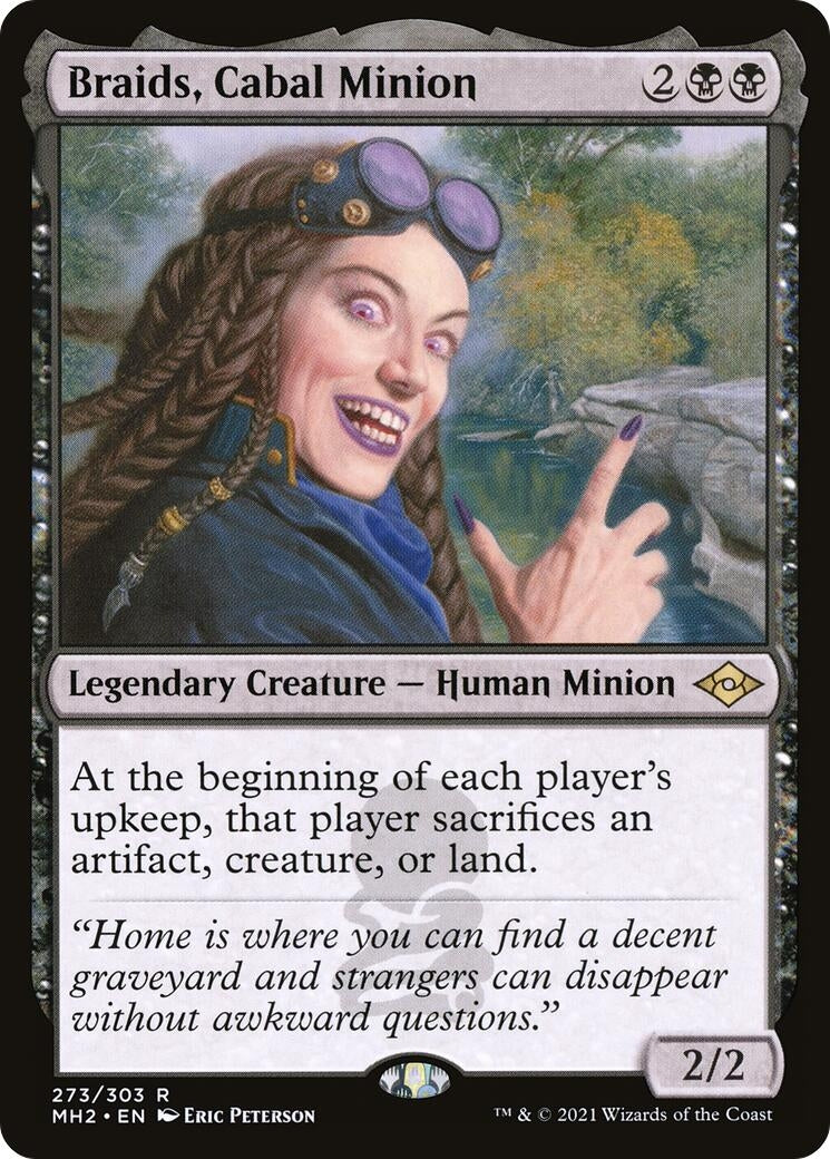 Image for Braids, Cabal Minion (Modern Horizons 2) (273) - Magic: The Gathering