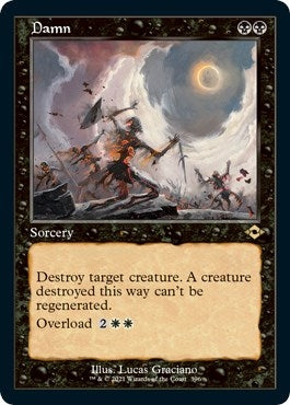 Image for Damn (Retro Frame) (Foil Etched) (Modern Horizons 2) (396) - Magic: The Gathering