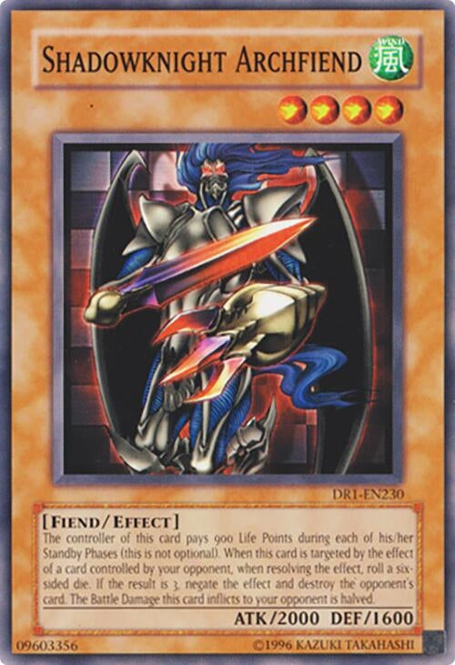 Image for Shadowknight Archfiend (Dark Revelation Volume 1) (DR1-EN230) - YuGiOh