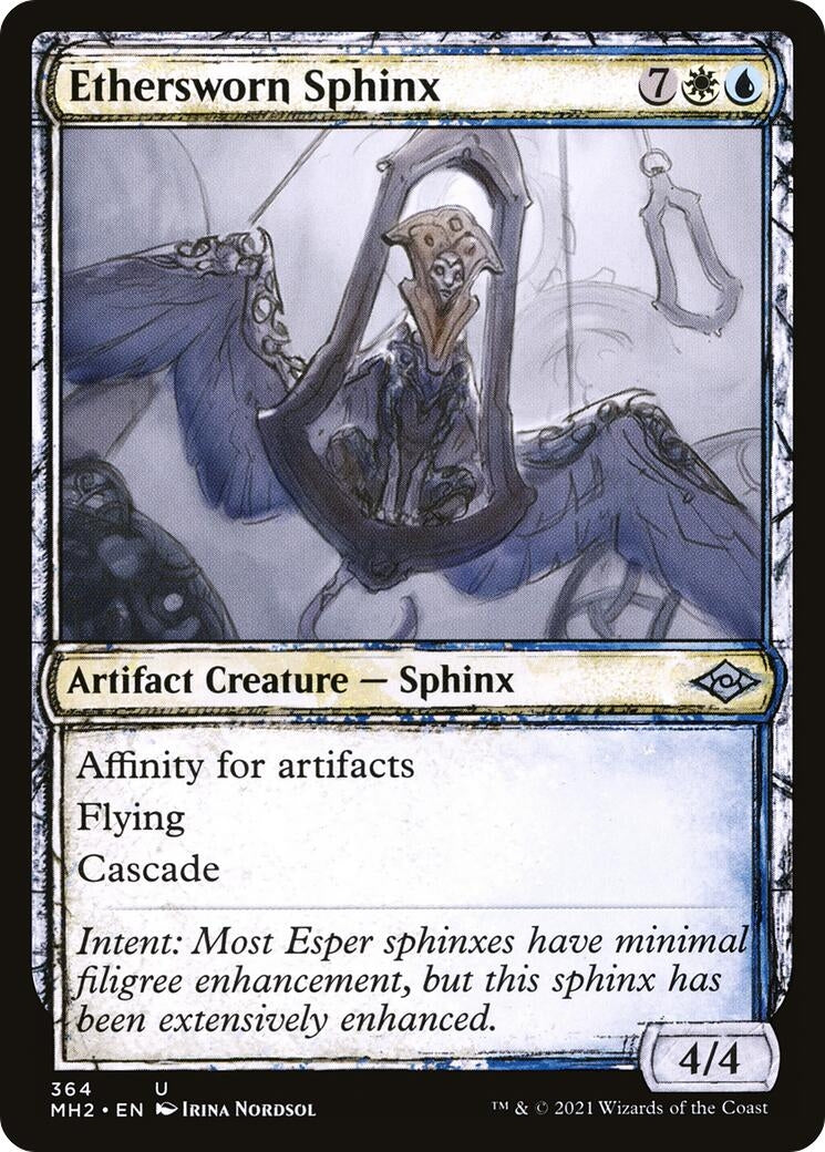 Image for Ethersworn Sphinx (Showcase) (Modern Horizons 2) (364) - Magic: The Gathering