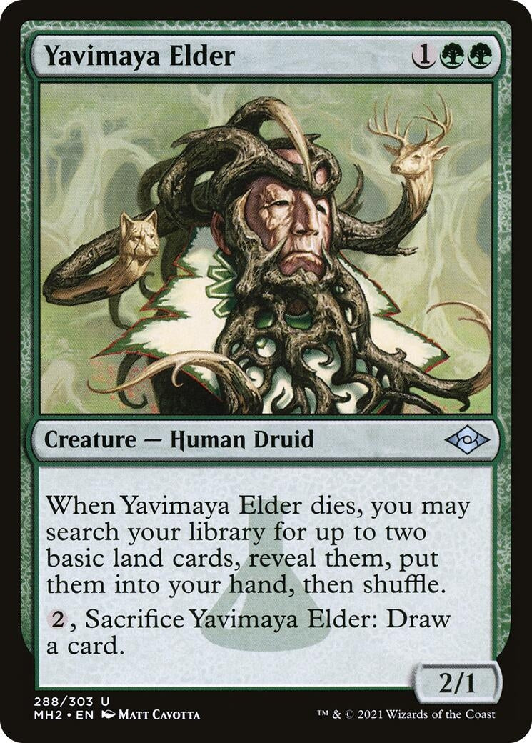 Image for Yavimaya Elder (Modern Horizons 2) (288) - Magic: The Gathering
