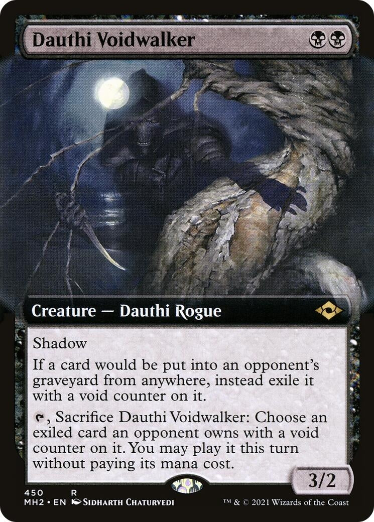 Image for Dauthi Voidwalker (Extended Art) (Modern Horizons 2) (450) - Magic: The Gathering