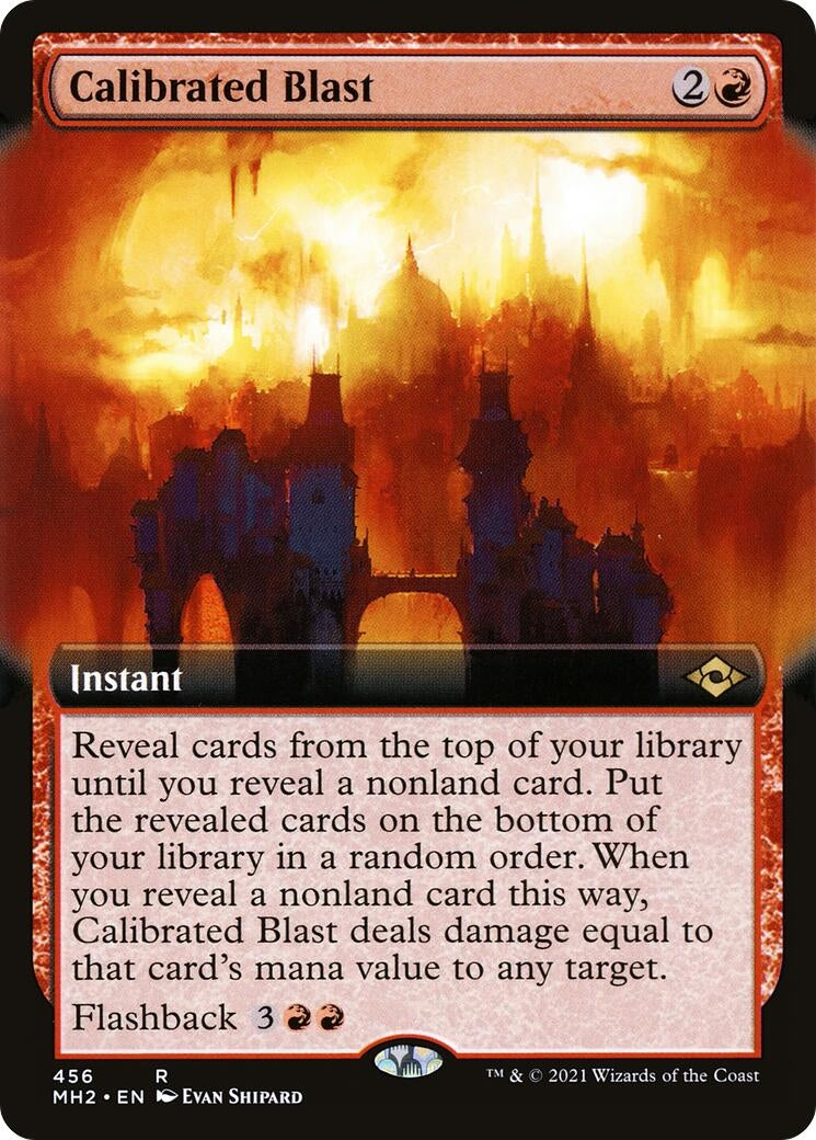 Image for Calibrated Blast (Extended Art) (Modern Horizons 2) (456) - Magic: The Gathering