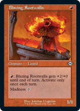 Image for Blazing Rootwalla (Retro Frame) (Foil Etched) (Modern Horizons 2) (404) - Magic: The Gathering