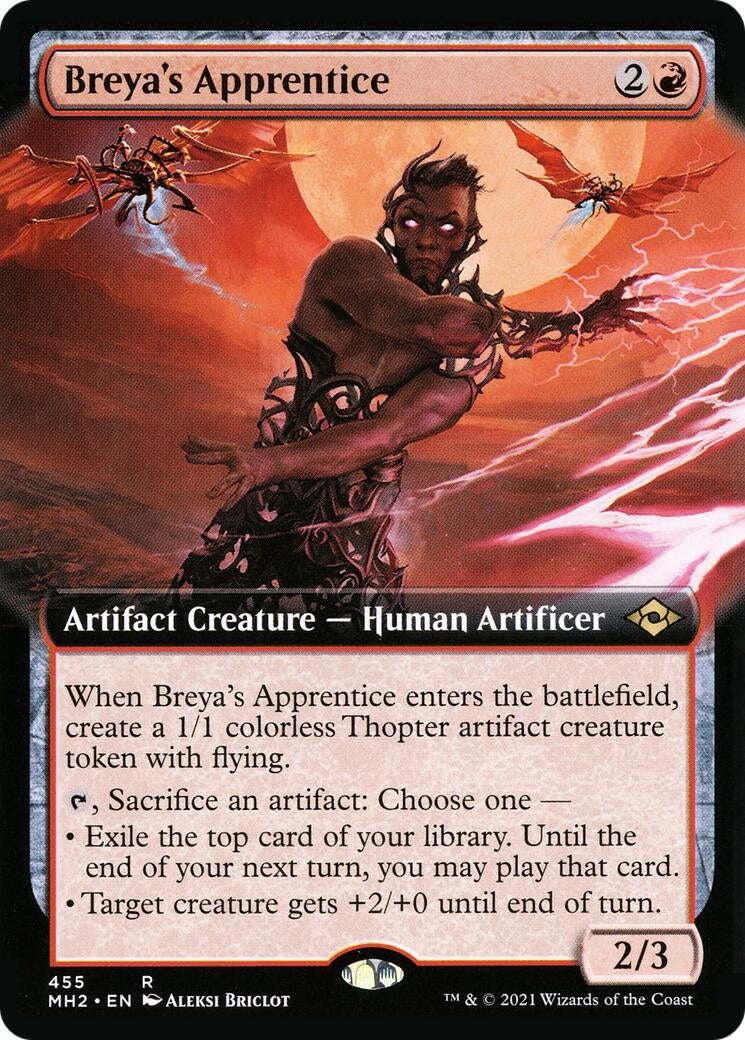 Image for Breya's Apprentice (Extended Art) (Modern Horizons 2) (455) - Magic: The Gathering