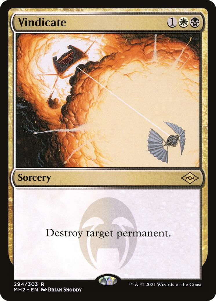 Image for Vindicate (Modern Horizons 2) (294) - Magic: The Gathering