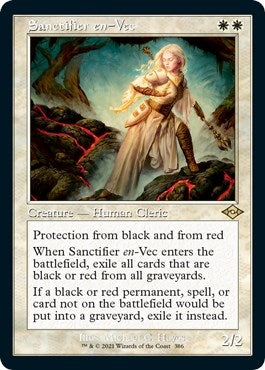 Image for Sanctifier en-Vec (Retro Frame) (Foil Etched) (Modern Horizons 2) (386) - Magic: The Gathering
