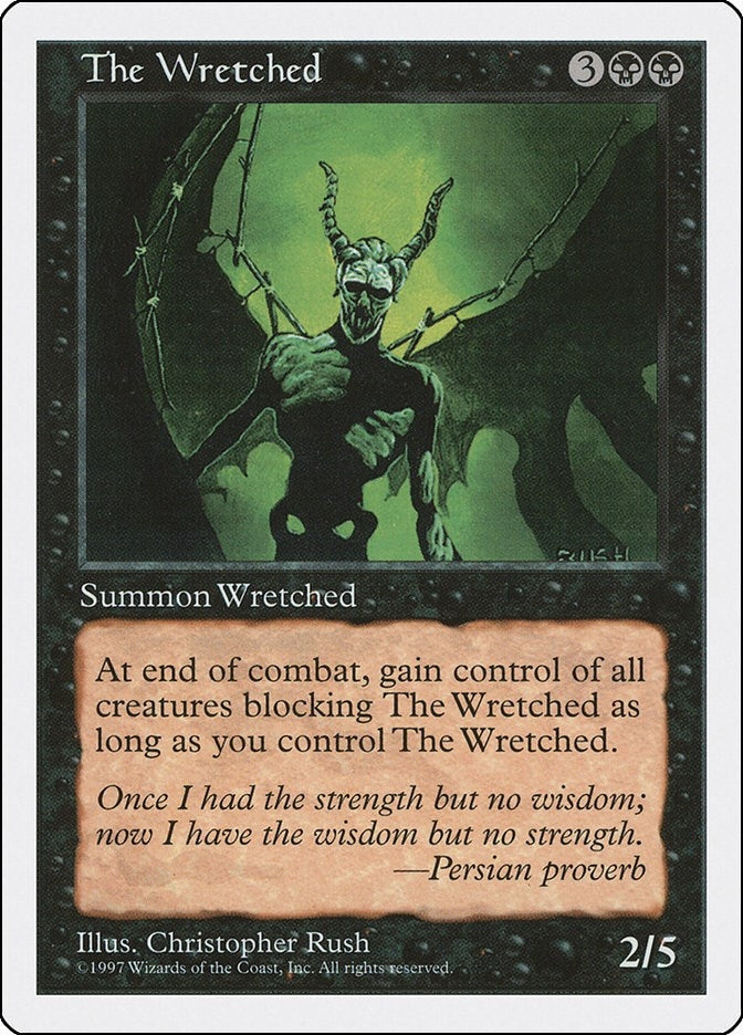 Image for The Wretched (Fifth Edition) - Magic: The Gathering