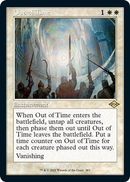 Image for Out of Time (Retro Frame) (Foil Etched) (Modern Horizons 2) (383) - Magic: The Gathering