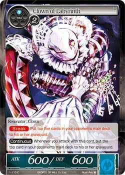 Image for Clown of Labyrinth (The Dawn of Valhalla) (1-110) - Force of Will