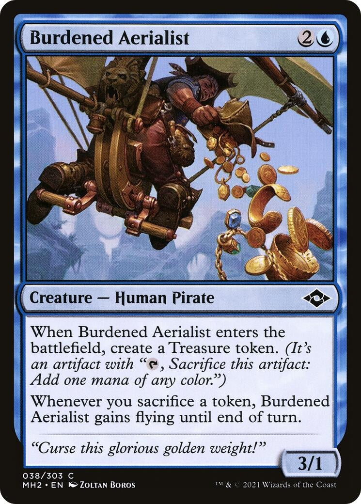 Image for Burdened Aerialist (Modern Horizons 2) (38) - Magic: The Gathering