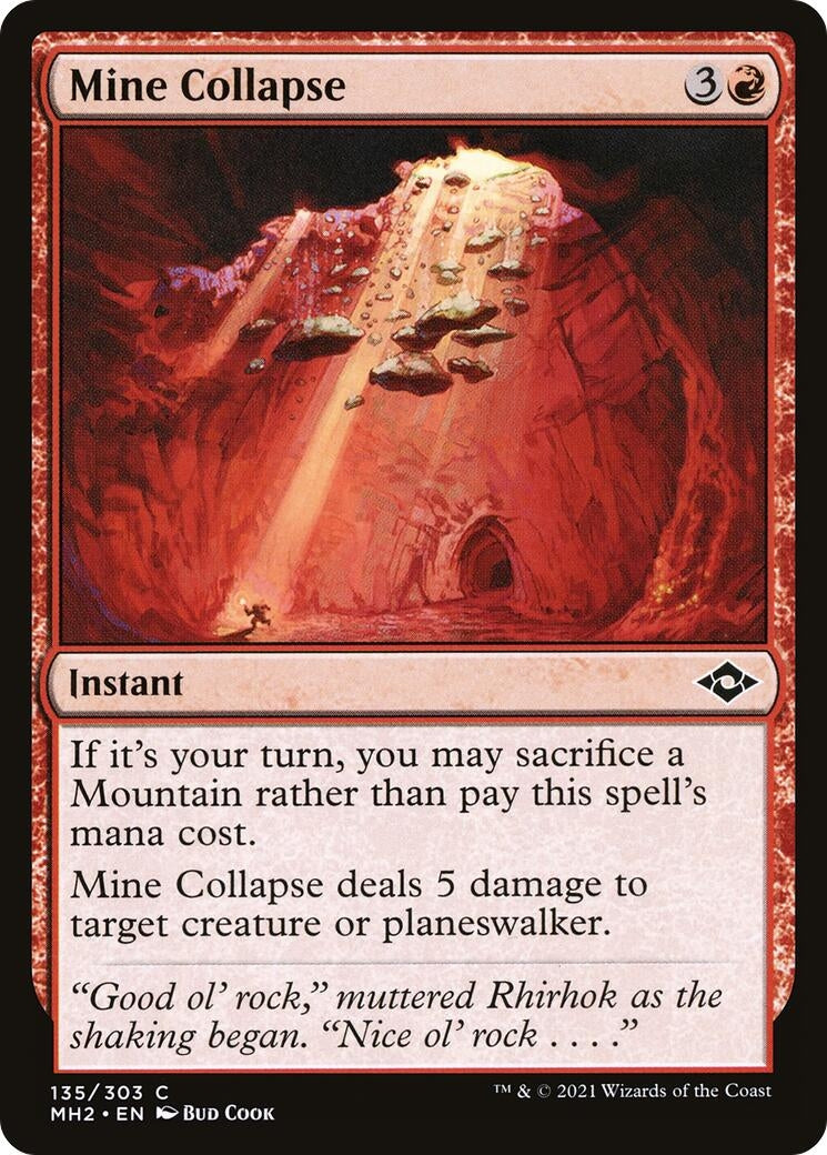 Image for Mine Collapse (Modern Horizons 2) (135) - Magic: The Gathering