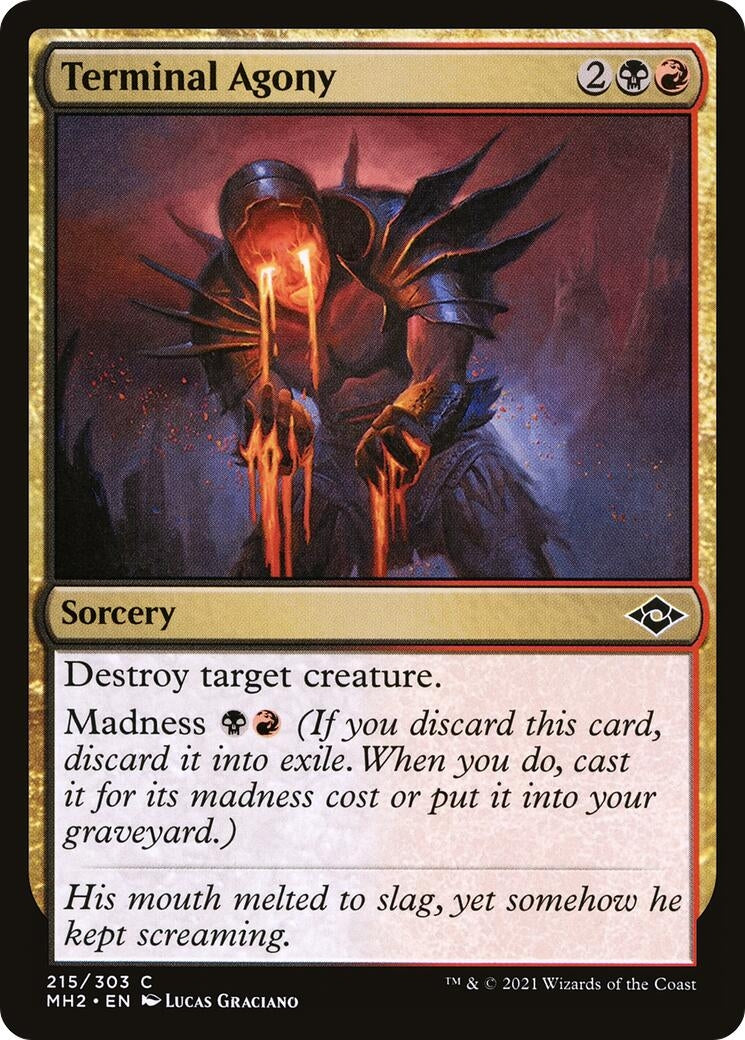 Image for Terminal Agony (Modern Horizons 2) (215) - Magic: The Gathering