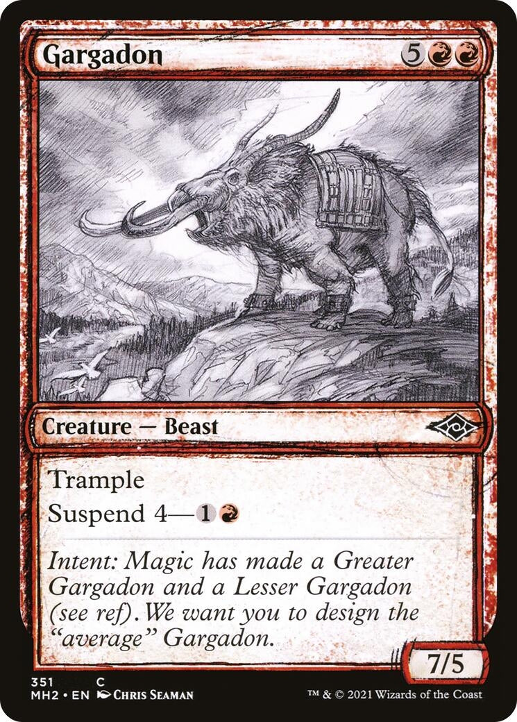 Image for Gargadon (Showcase) (Modern Horizons 2) (351) - Magic: The Gathering