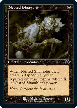 Image for Nested Shambler (Retro Frame) (Foil Etched) (Modern Horizons 2) (399) - Magic: The Gathering