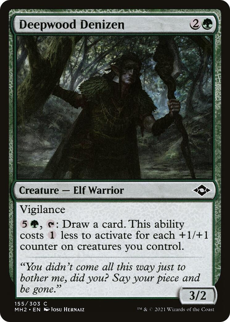 Image for Deepwood Denizen (Modern Horizons 2) (155) - Magic: The Gathering