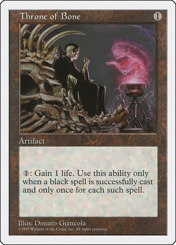 Image for Throne of Bone (Fifth Edition) - Magic: The Gathering