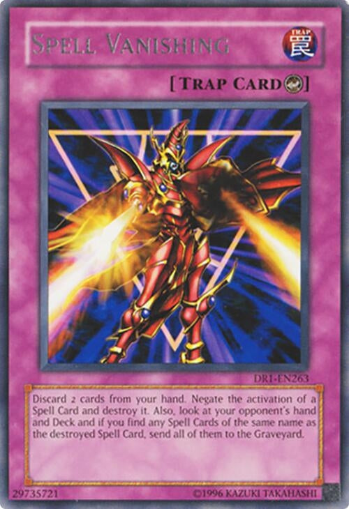 Image for Spell Vanishing (Dark Revelation Volume 1) (DR1-EN263) - YuGiOh