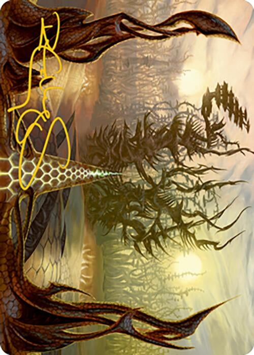 Image for Thornglint Bridge Art Card (Gold-Stamped Signature) (Art Series: Modern Horizons 2) (81) - Magic: The Gathering