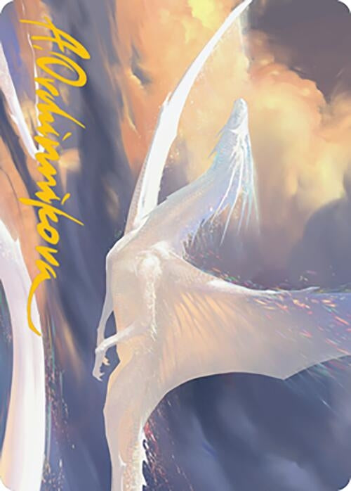 Image for Timeless Dragon Art Card (Gold-Stamped Signature) (Art Series: Modern Horizons 2) (9) - Magic: The Gathering