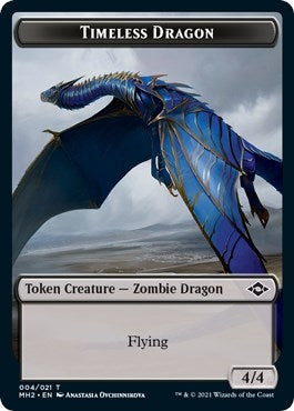 Image for Timeless Dragon Token (Modern Horizons 2) (4) - Magic: The Gathering