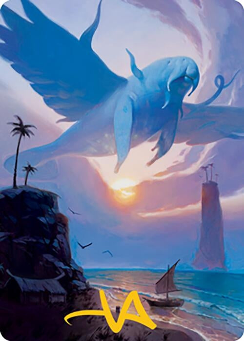 Image for Aeromoeba Art Card (Gold-Stamped Signature) (Art Series: Modern Horizons 2) (11) - Magic: The Gathering