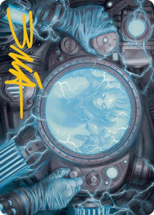 Image for Recalibrate Art Card (Gold-Stamped Signature) (Art Series: Modern Horizons 2) (17) - Magic: The Gathering