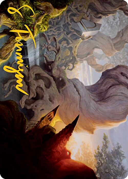 Image for Yavimaya, Cradle of Growth Art Card (Gold-Stamped Signature) (Art Series: Modern Horizons 2) (66) - Magic: The Gathering