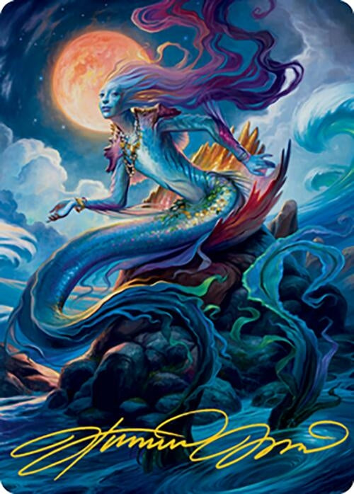 Image for Svyelun of Sea and Sky Art Card (24/81) (Gold-Stamped Signature) (Art Series: Modern Horizons 2) (24) - Magic: The Gathering
