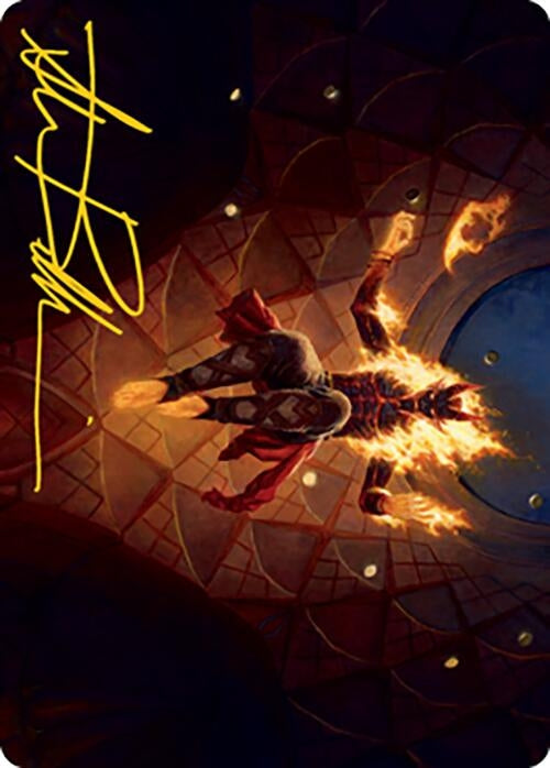 Image for Yusri, Fortune's Flame Art Card (Gold-Stamped Signature) (Art Series: Modern Horizons 2) (60) - Magic: The Gathering