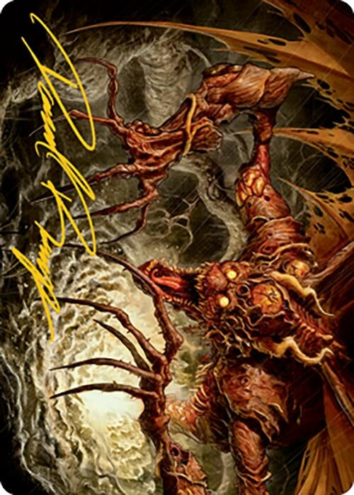 Image for Archfiend of Sorrows Art Card (Gold-Stamped Signature) (Art Series: Modern Horizons 2) (26) - Magic: The Gathering