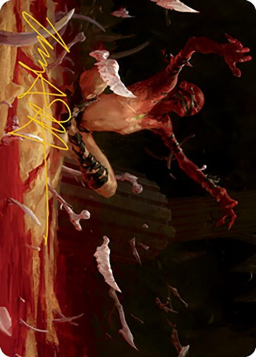 Image for Bone Shards Art Card (Gold-Stamped Signature) (Art Series: Modern Horizons 2) (27) - Magic: The Gathering