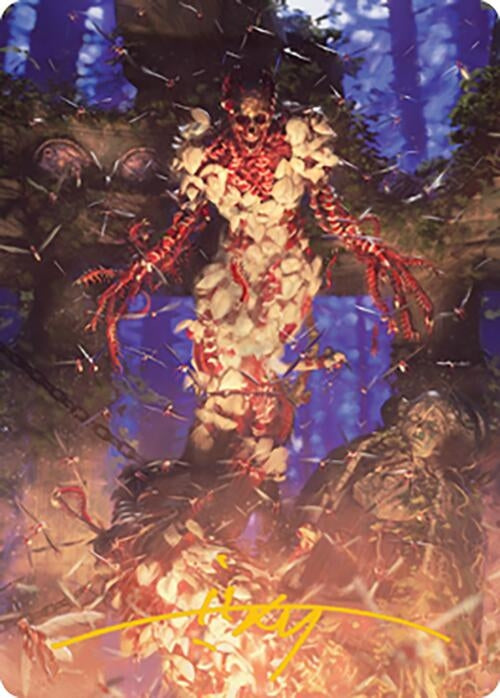 Image for Grist, the Hunger Tide Art Card (55/81) (Gold-Stamped Signature) (Art Series: Modern Horizons 2) (55) - Magic: The Gathering